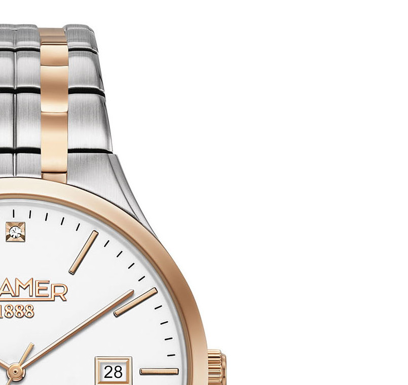 Roamer Slim-Line 864833 49 25 50 - zegarek męski 5