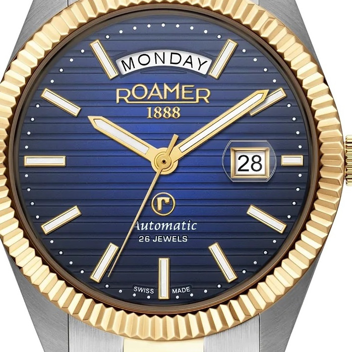 Roamer Primeline Daydate 981666 47 45 50 - zegarek męski 2