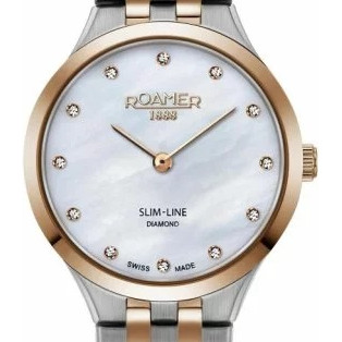 Roamer Slim-Line Diamond 512847 49 89 20 - zegarek damski 2
