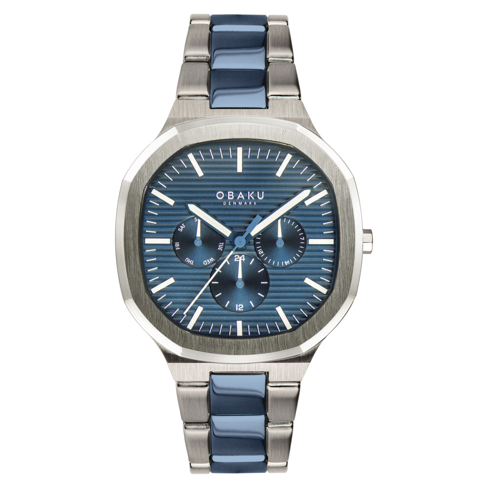 Obaku ILD BLUESTEEL V275GMCLSK - zegarek męski 7