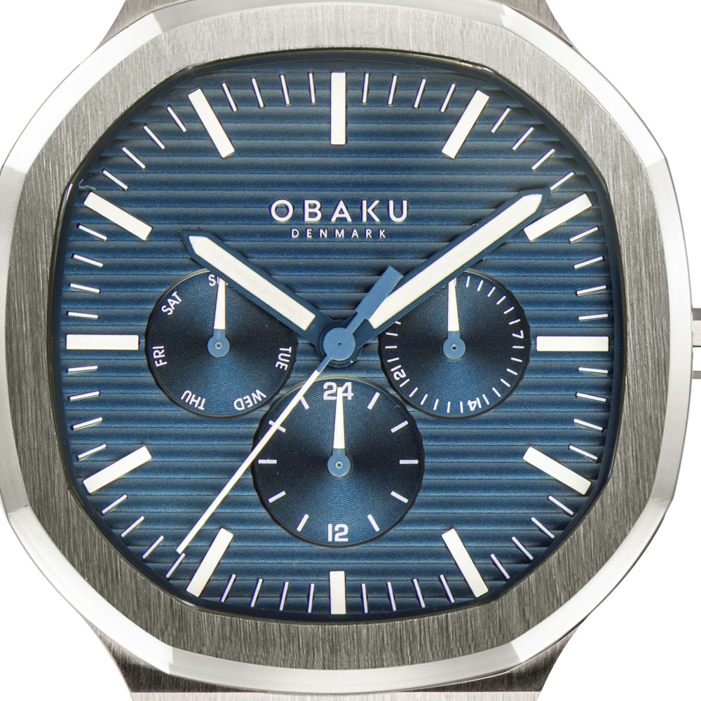 Obaku ILD BLUESTEEL V275GMCLSK - zegarek męski 2