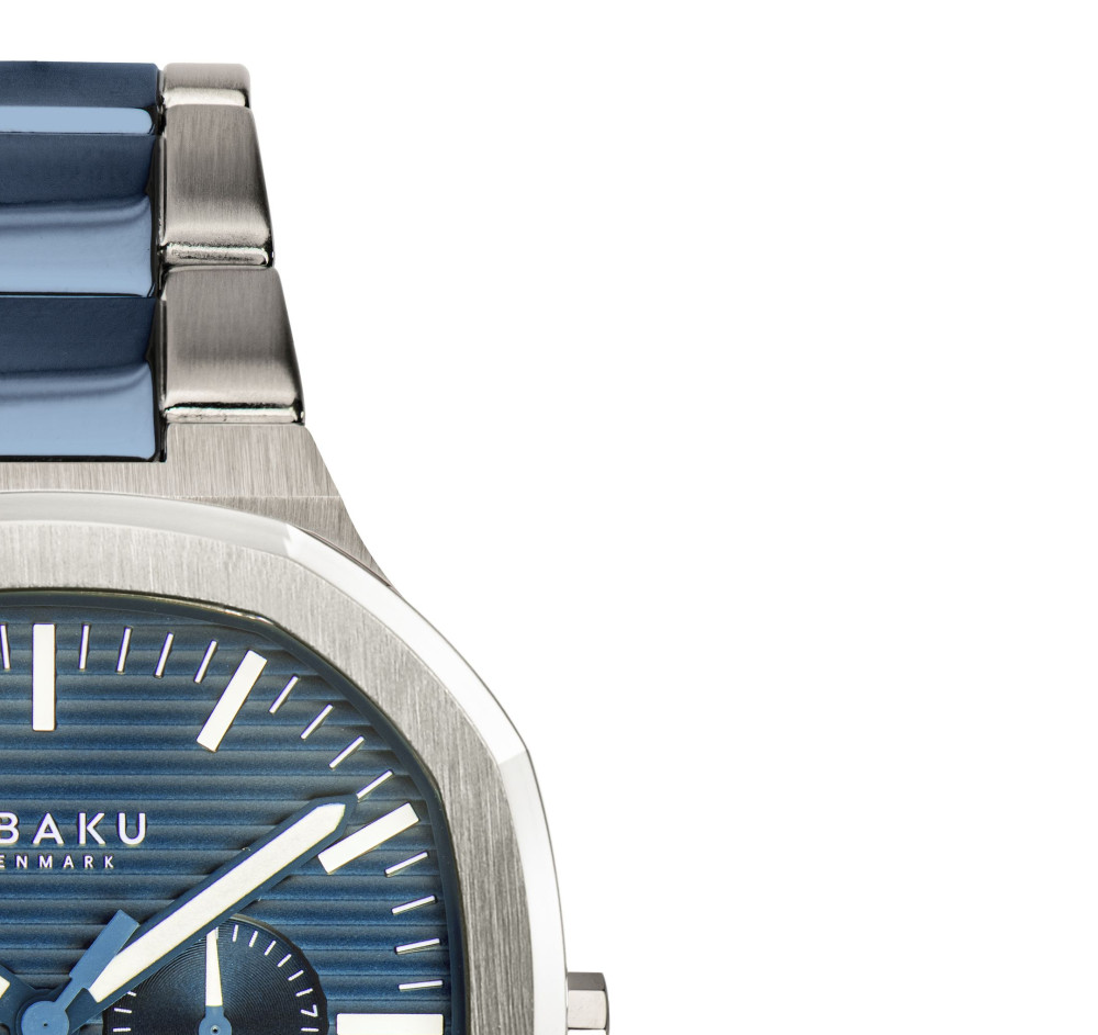 Obaku ILD BLUESTEEL V275GMCLSK - zegarek męski 5