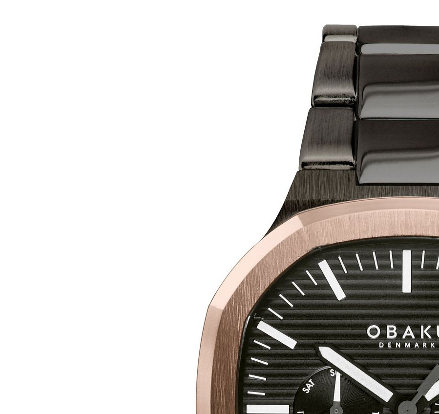 Obaku ILD DARK V275GMMBSB - zegarek męski 4