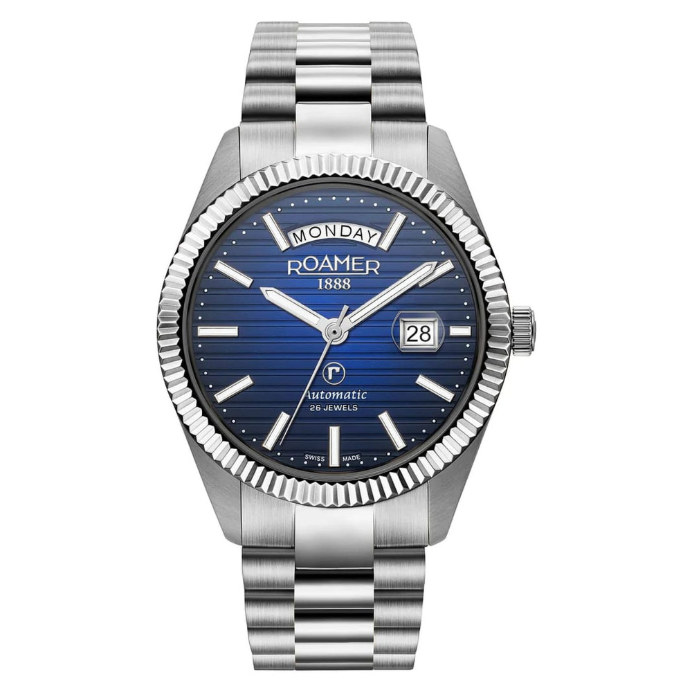 Roamer Primeline Daydate II 981666 41 45 50 - zegarek męski 10