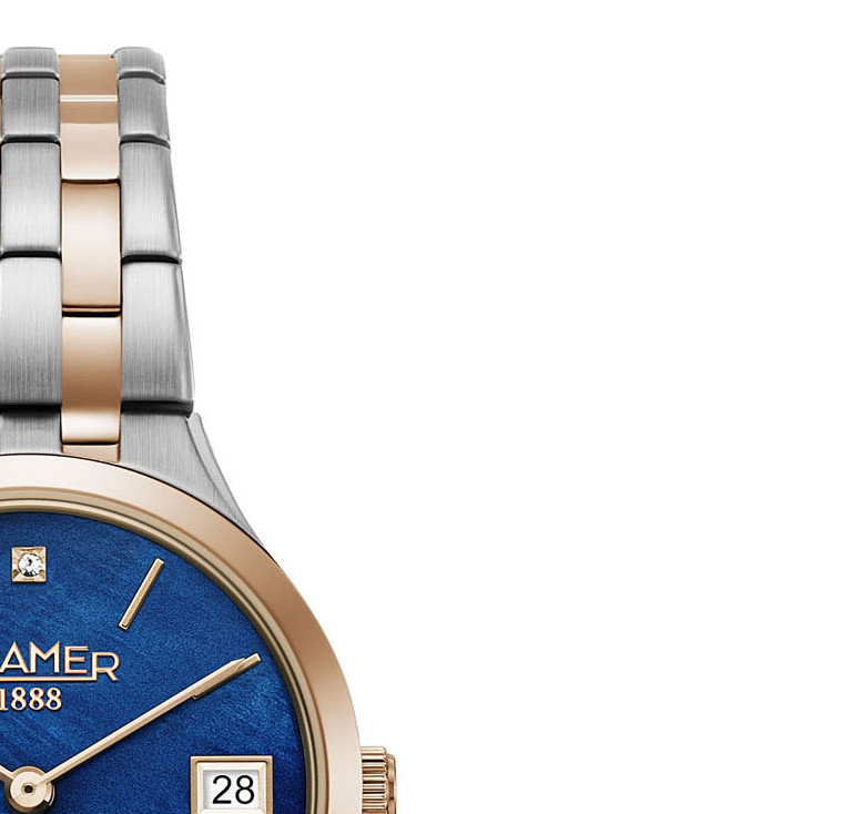 Roamer Slim-Line 864857 49 40 50 - zegarek damski 5