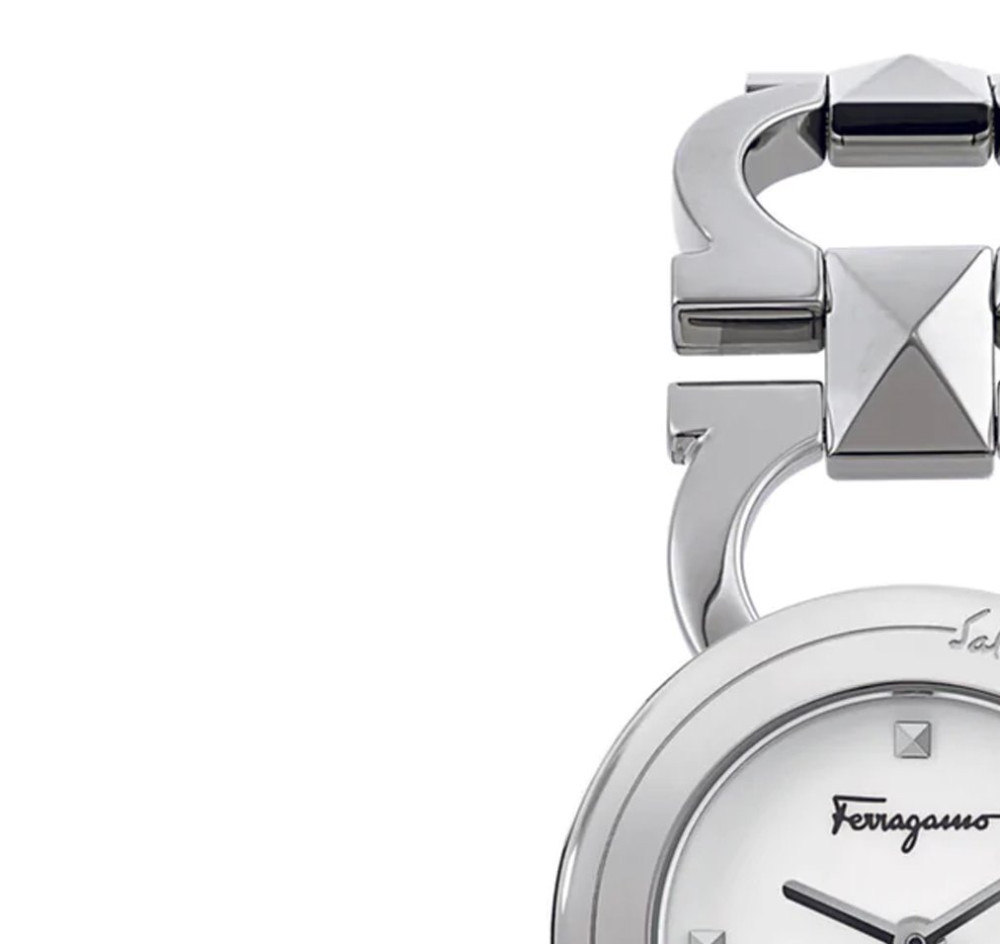 Salvatore Ferragamo DOUBLE GANCINI STUD SFMI00122 - zegarek damski 4