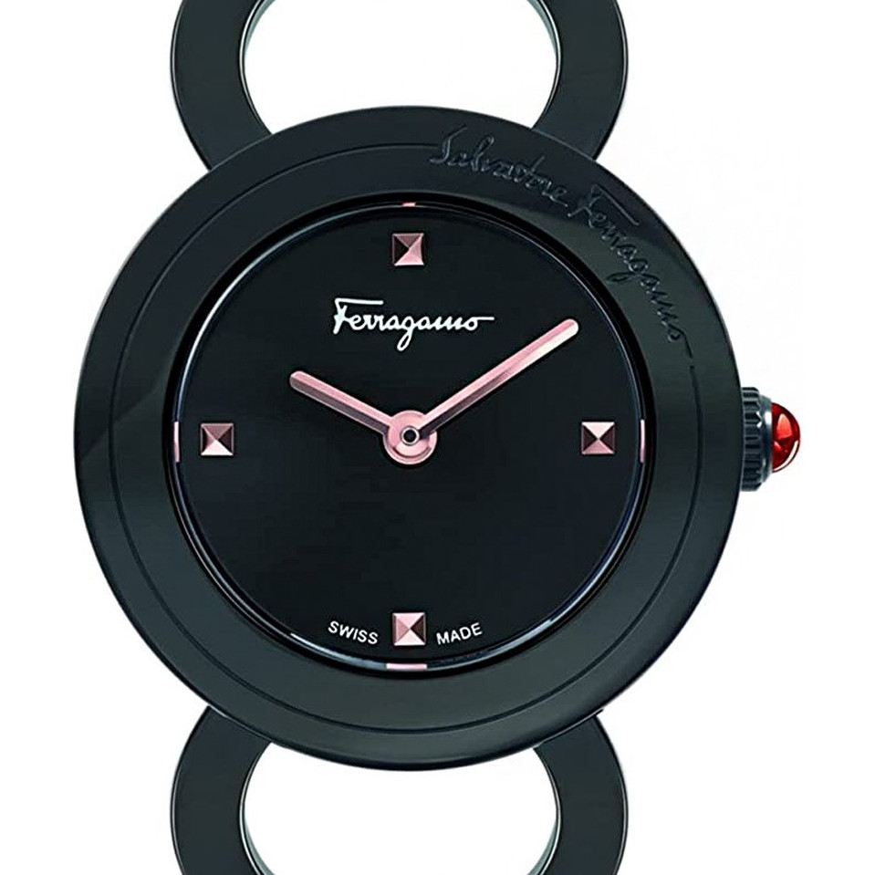 Salvatore Ferragamo DOUBLE GANCINI STUD SFMI00422 - zegarek damski 2