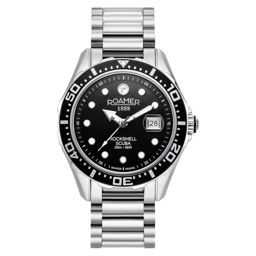 Roamer Rockshell Mark III Scuba 220858 41 85 50 - zegarek męski 7
