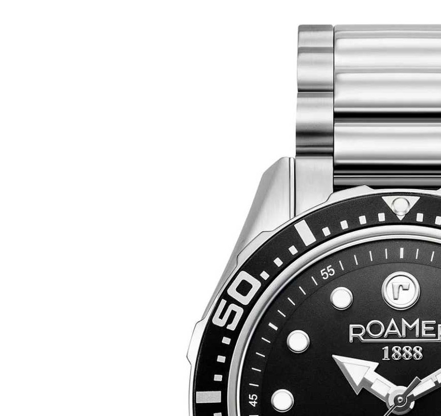 Roamer Rockshell Mark III Scuba 220858 41 85 50 - zegarek męski 4