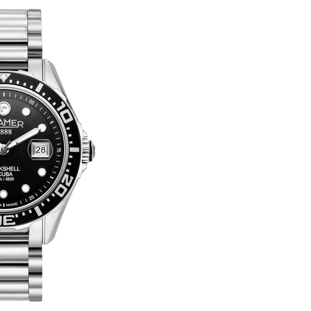 Roamer Rockshell Mark III Scuba 220858 41 85 50 - zegarek męski 6