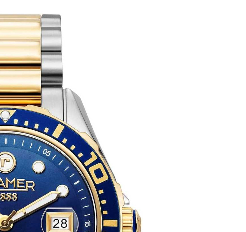 Roamer Rockshell Mark III Scuba 220858 47 45 50 - zegarek męski 5