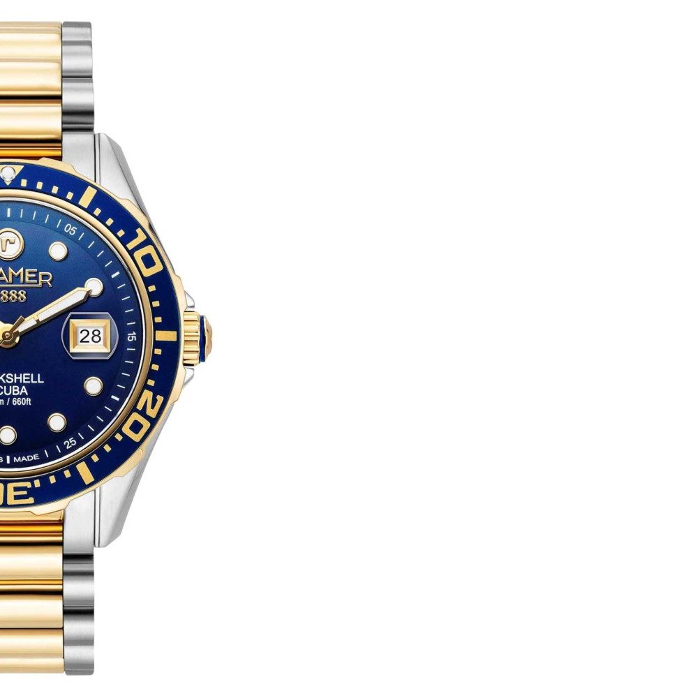 Roamer Rockshell Mark III Scuba 220858 47 45 50 - zegarek męski 6