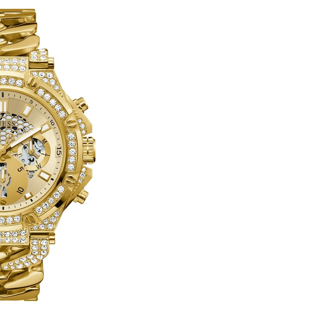 Orologio Guess Uomo Modello Baron GW0517G2 – Quadrante Analogico Dorato – Elegante E Sportivo