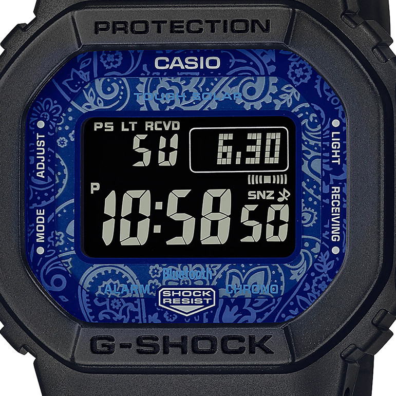 Casio GW-B5600BP-1ER Orologio Analogico-Digitale Unisex Con Carica Solare E Radio Controllo