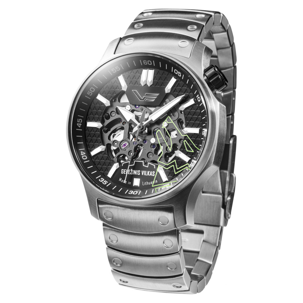 Vostok Europe Gelezinis Vilkas NH72-592A706 - zegarek męski 7