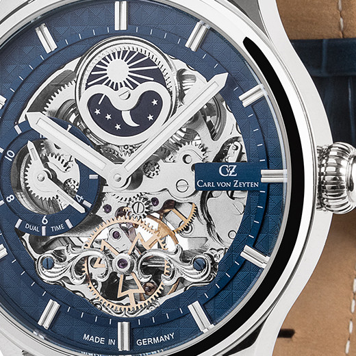 Carl Von Zeyten Neustadt CVZ0008BLS - zegarek męski 2