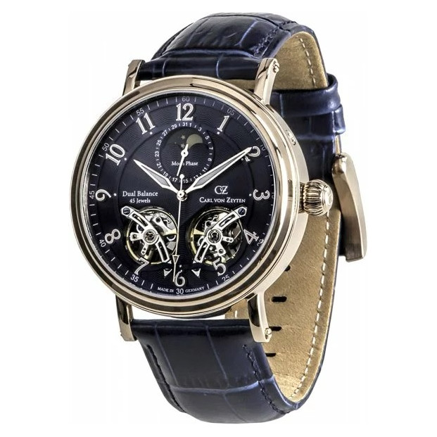 Carl Von Zeyten Murg CVZ0054RBLS - zegarek męski 7