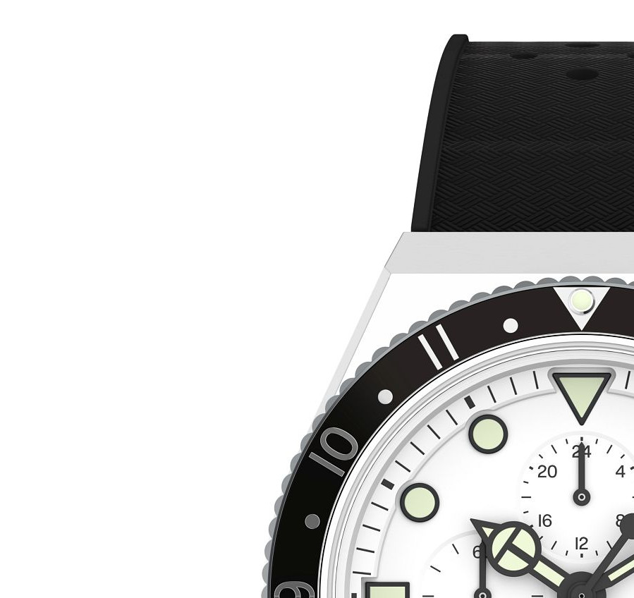 Timex Q Timex Three Time Zone Chronograph TW2V70100 - zegarek męski 4