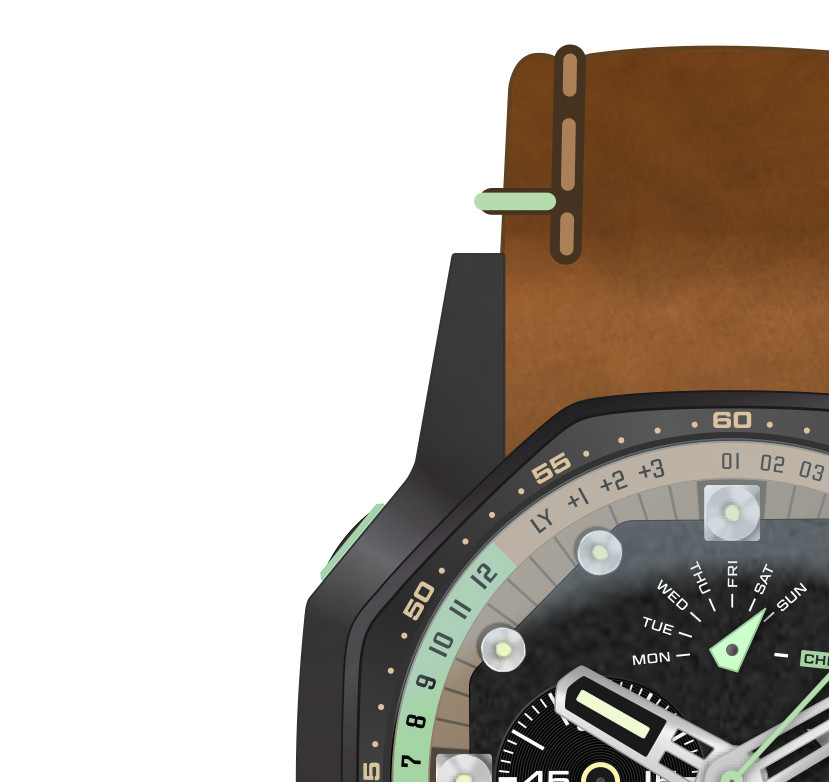 Vostok Europe Atomic Age YM86-640C697 - zegarek męski 4