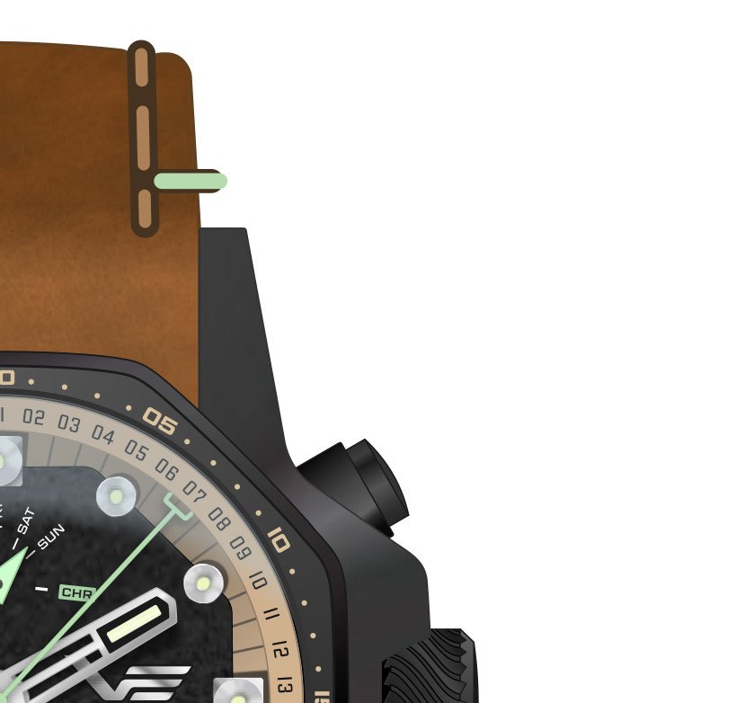 Vostok Europe Atomic Age YM86-640C697 - zegarek męski 5