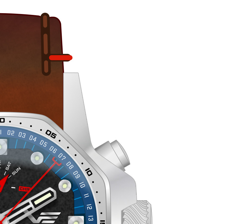 Vostok Europe Atomic Age YM86-640A696 - zegarek męski 5