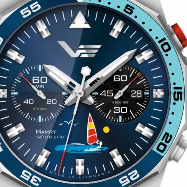 Vostok Europe Mazury - Jezioro Mamry - Rocket N-1 Chrono 6S21-225A468 - zegarek męski 2