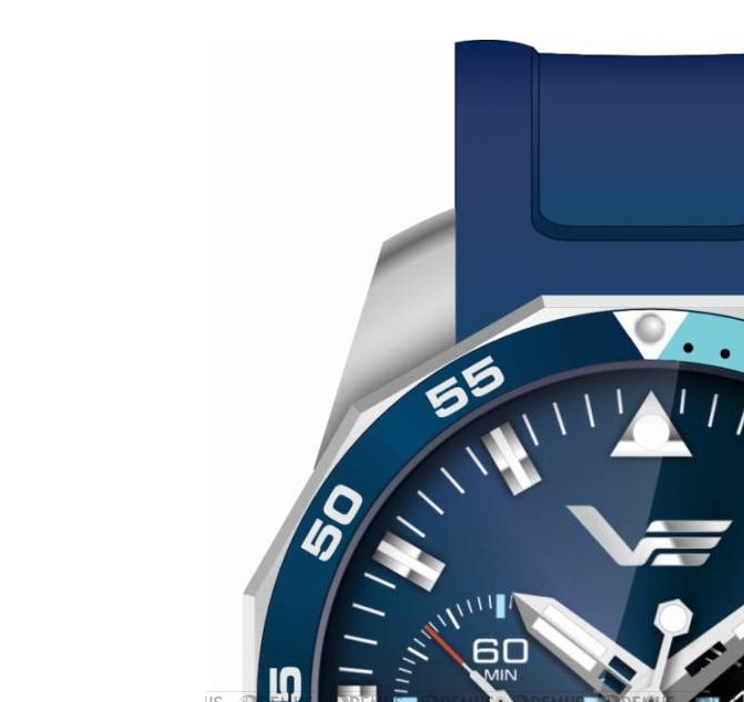 Vostok Europe Mazury - Jezioro Mamry - Rocket N-1 Chrono 6S21-225A468 - zegarek męski 4