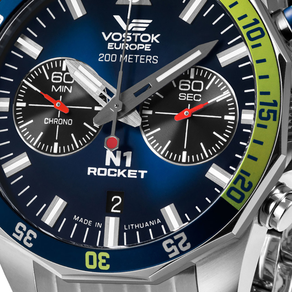 Vostok Europe  Rocket N-1 6S21-225A708B - zegarek męski 2