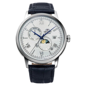 Orient Bambino Sun & Moon RA-AK0802S10B - zegarek męski