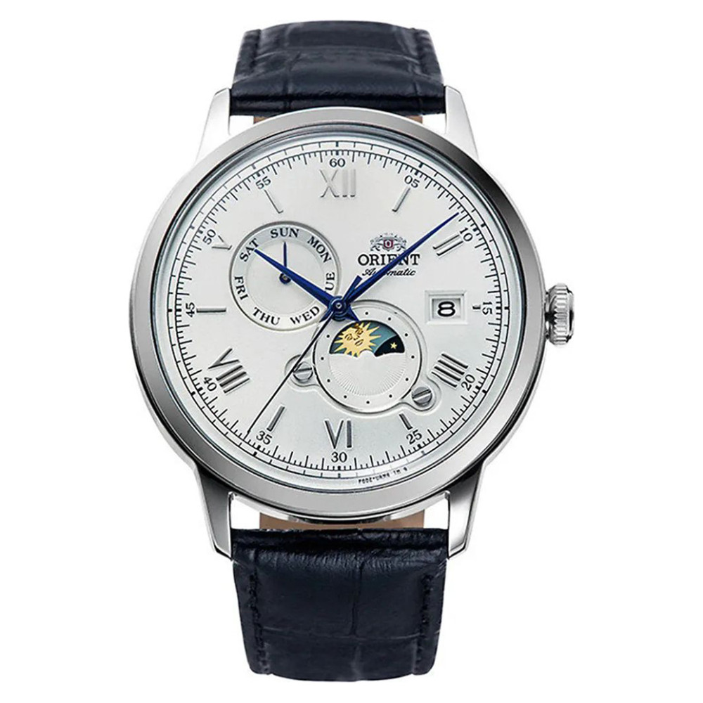 Orient Bambino Sun & Moon RA-AK0802S10B - zegarek męski 1