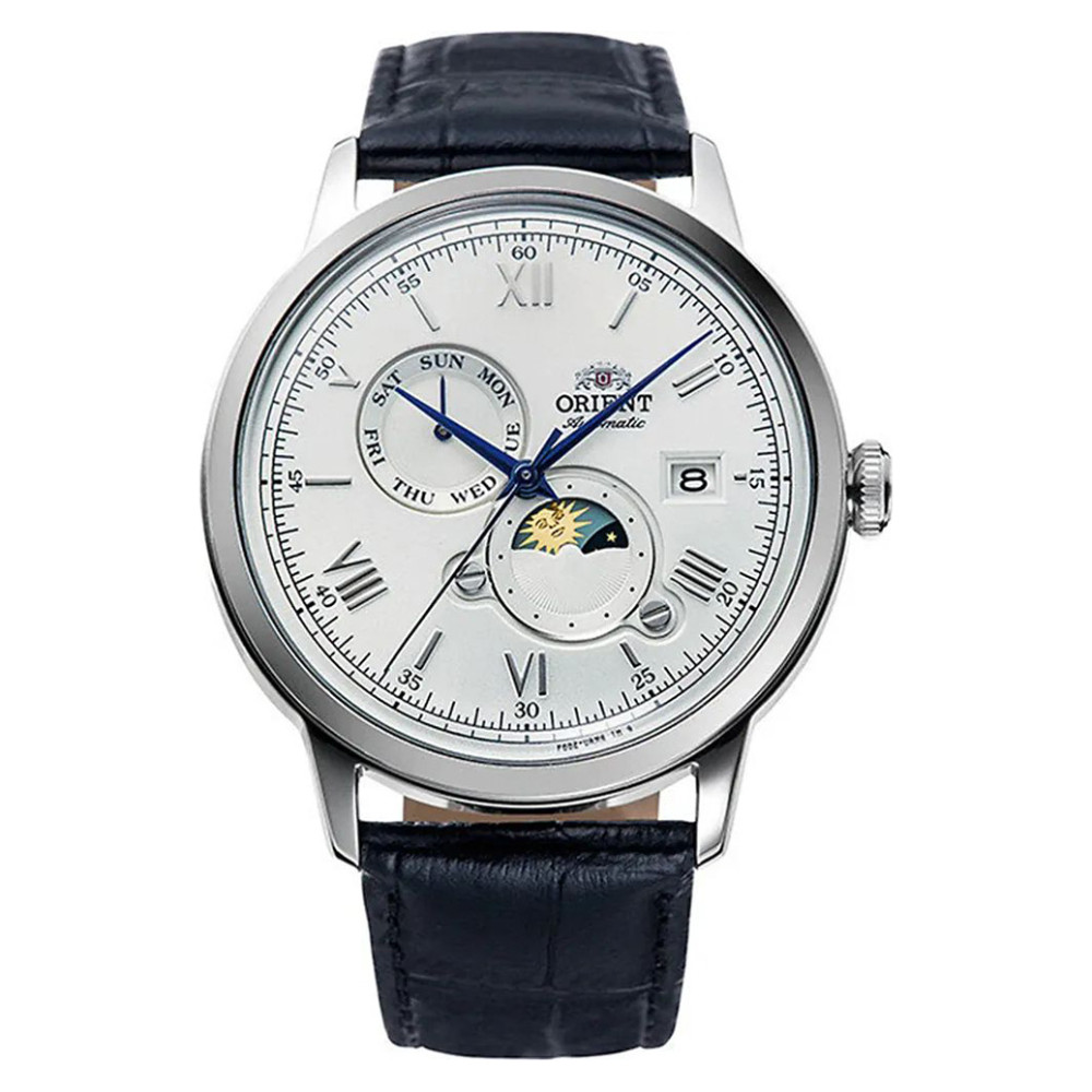 Orient Bambino Sun & Moon RA-AK0802S10B - zegarek męski 7