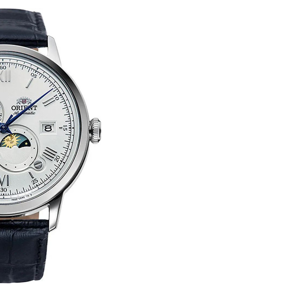 Orient Bambino Sun & Moon RA-AK0802S10B - zegarek męski 6