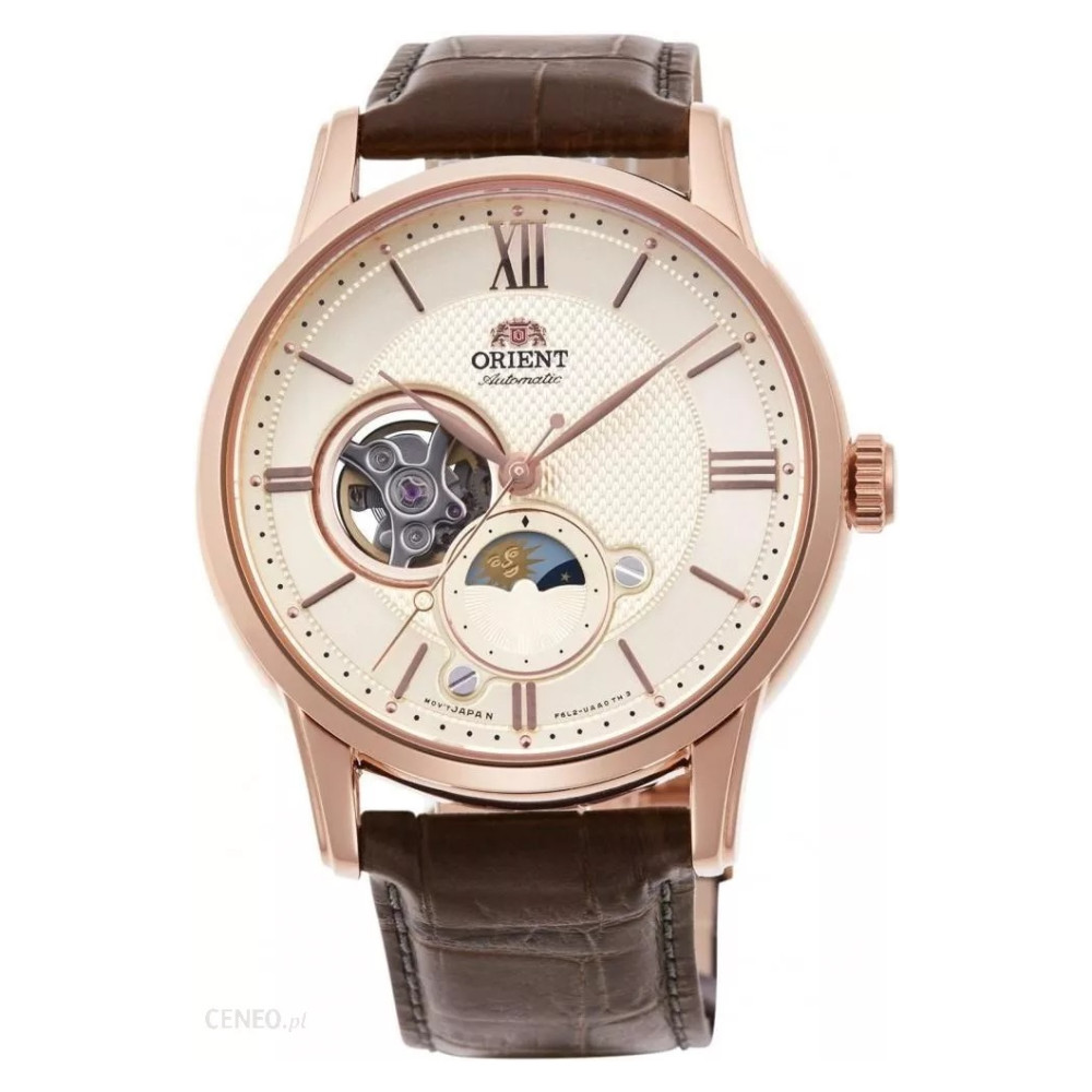 Orient Sun and Moon RA-AS0009S10B - zegarek męski 7