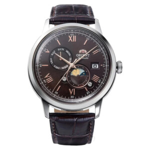 Orient Bambino Sun and Moon RA-AK0804Y10B - zegarek męski