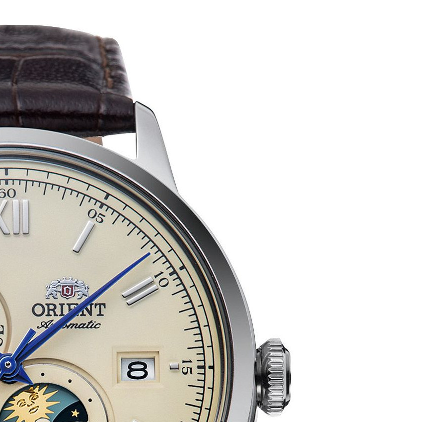 Orient Sun and Moon RA-AK0803Y10B - zegarek męski 5