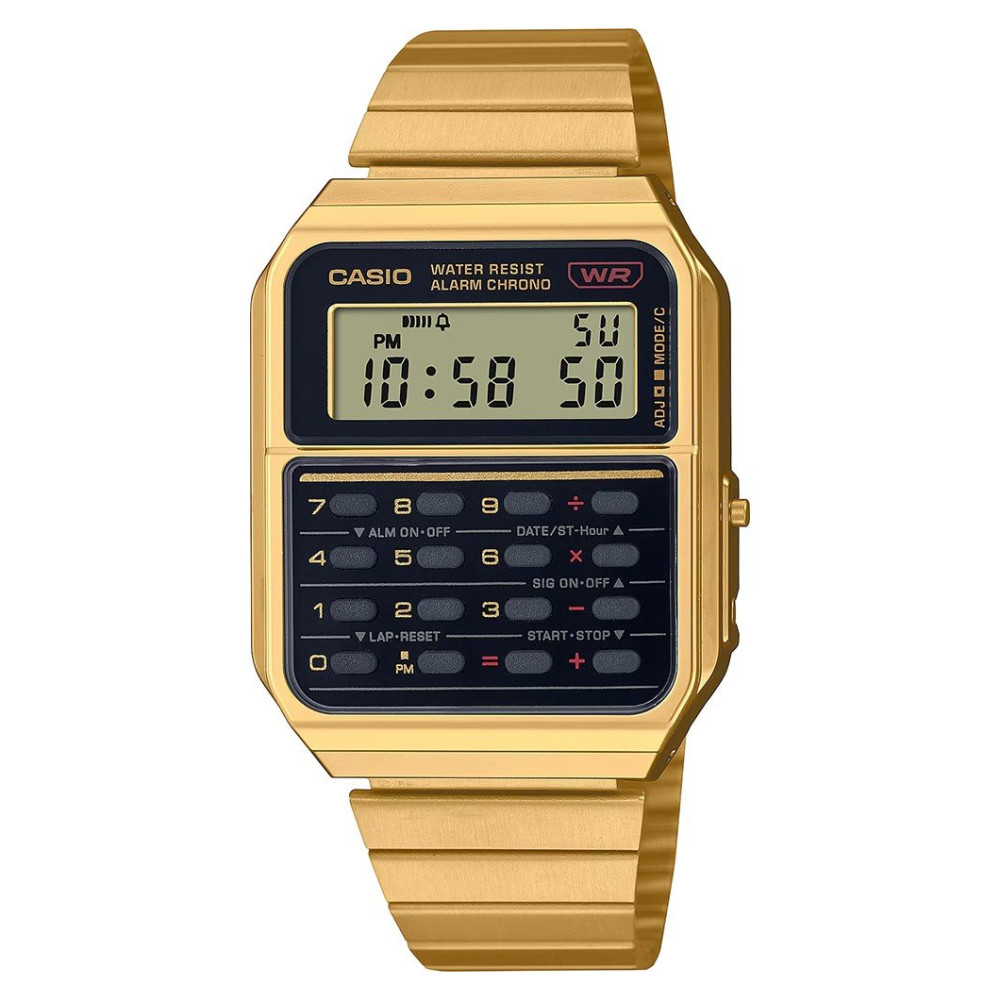 Casio Vintage CA-500WEG-1A - zegarek męski 7