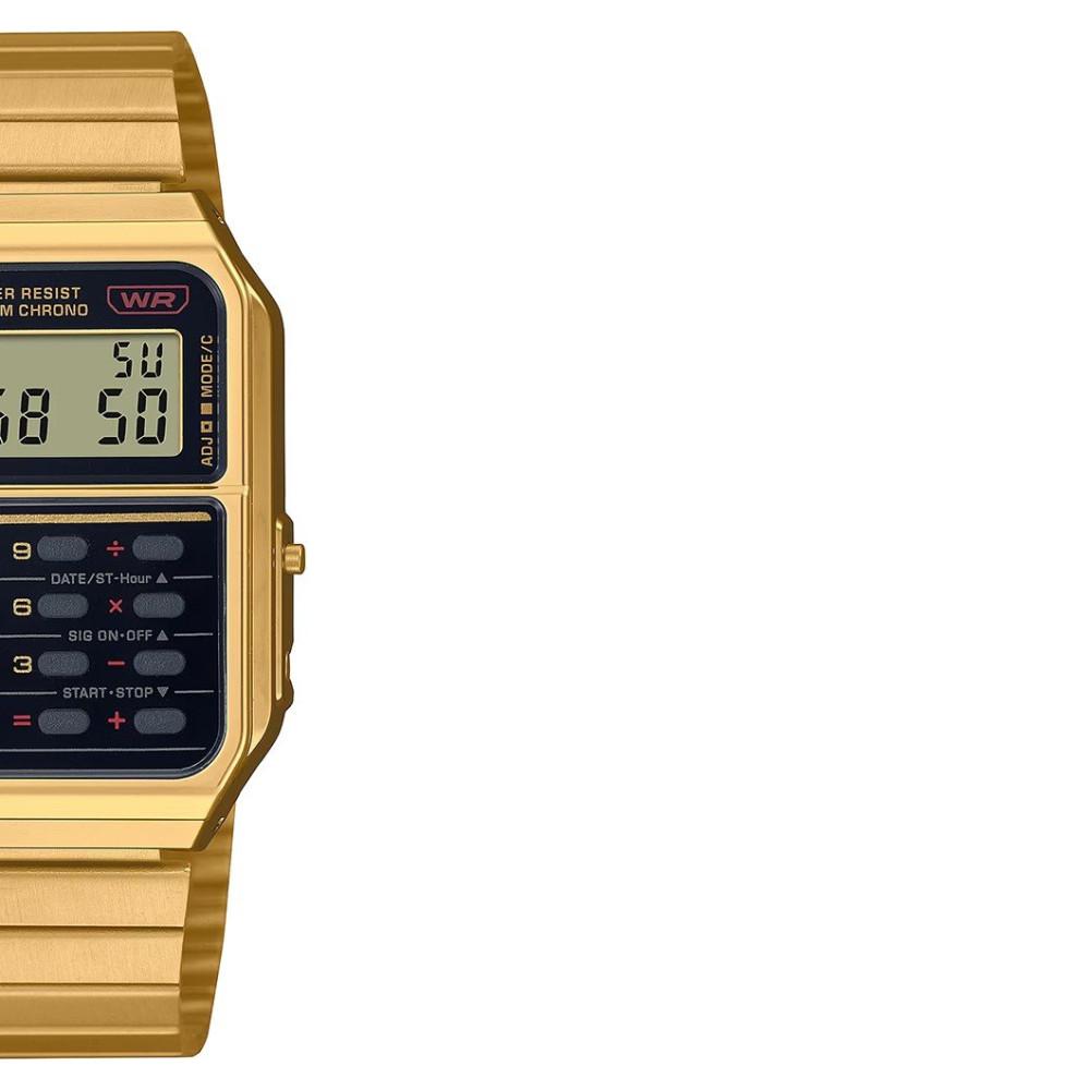Casio Vintage CA-500WEG-1A - zegarek męski 6
