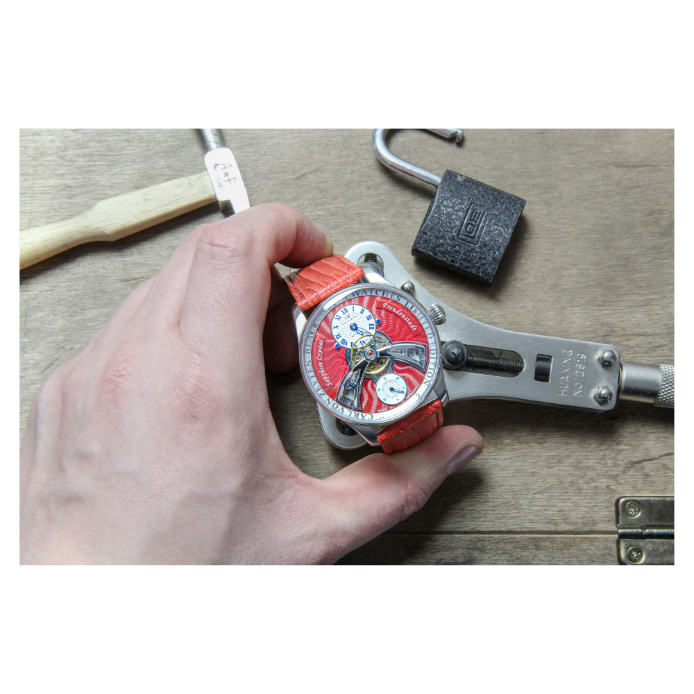 Carl Von Zeyten Classic CVZ0043RDS - zegarek męski 4