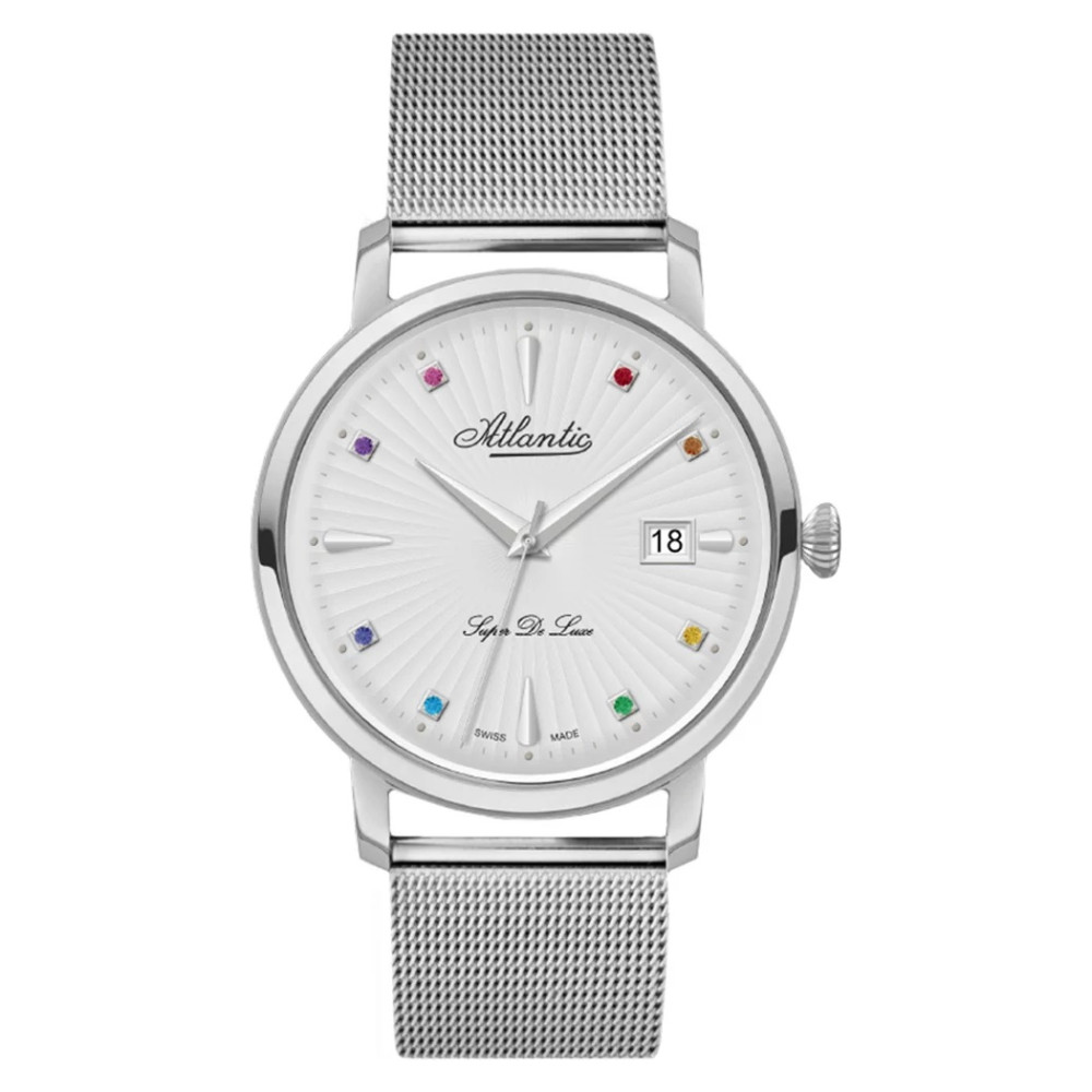 Atlantic SUPER DE LUXE PRECIOUS STONES 29355.41.29MB - zegarek damski 1