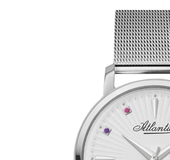Atlantic SUPER DE LUXE PRECIOUS STONES 29355.41.29MB - zegarek damski 4