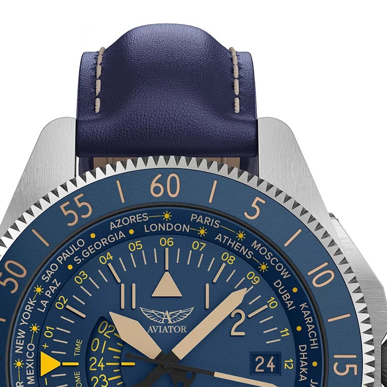 Aviator AIRACOBRA GMT V.1.37.0.304.4 - zegarek męski 3