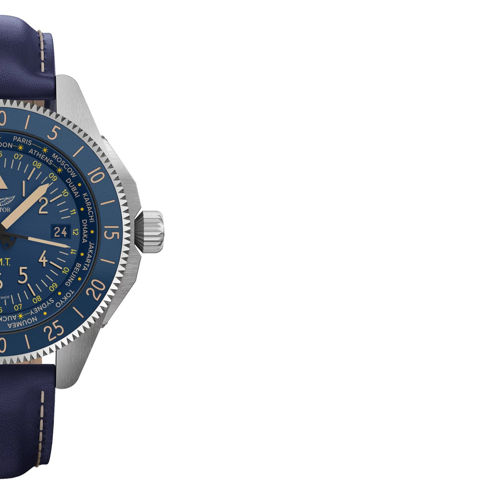 Aviator AIRACOBRA GMT V.1.37.0.304.4 - zegarek męski 6