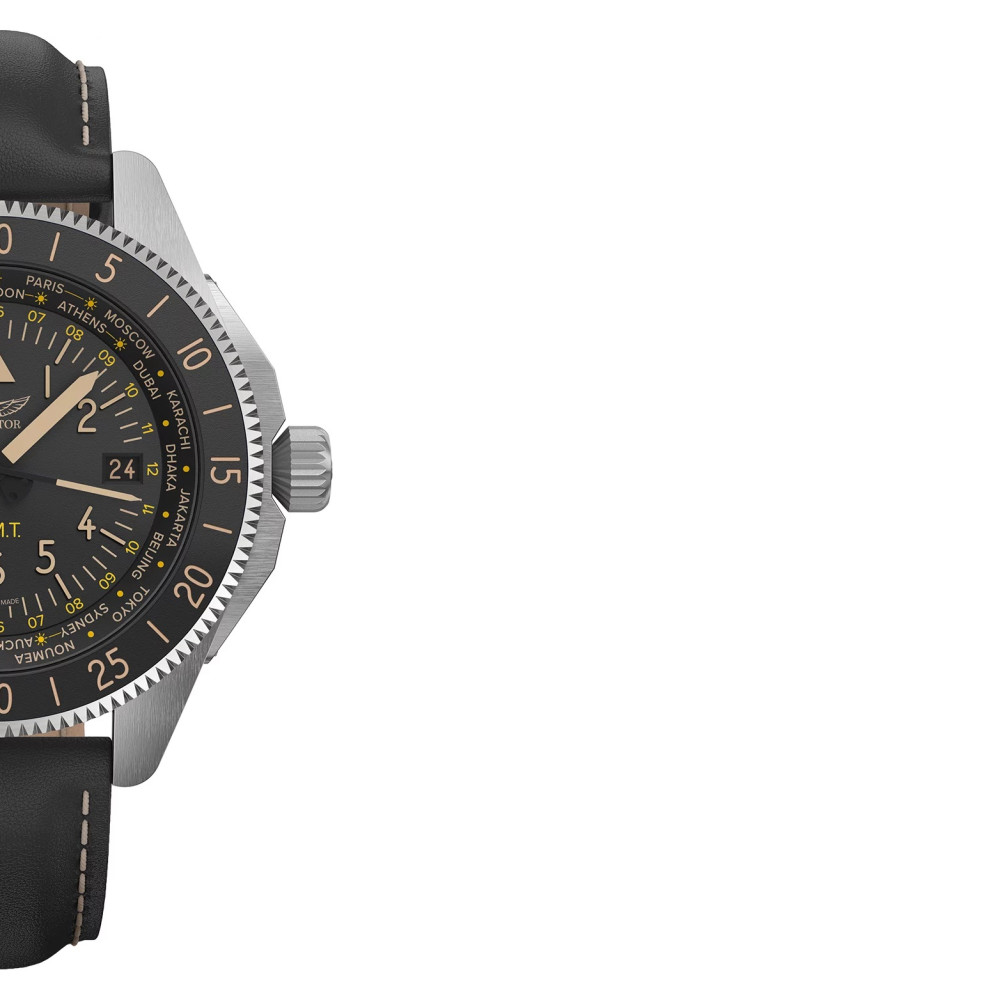 Aviator AIRACOBRA GMT V.1.37.0.303.4 - zegarek męski 6