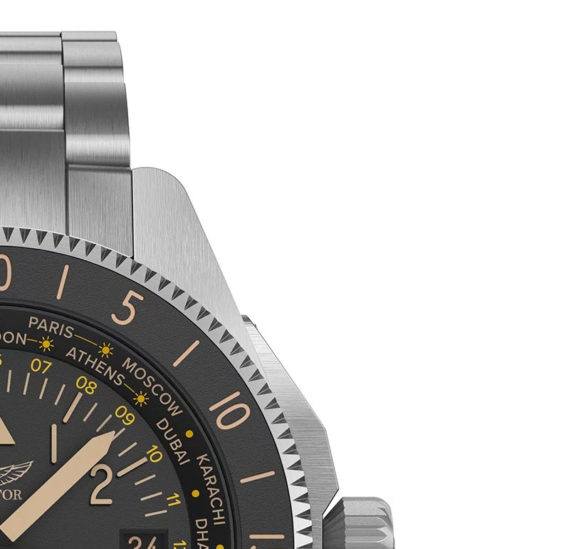 Aviator AIRACOBRA GMT V.1.37.0.303.5 - zegarek męski 5