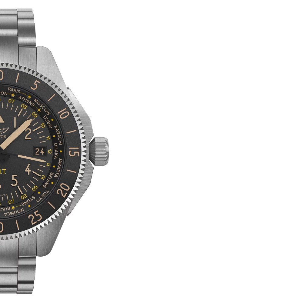 Aviator AIRACOBRA GMT V.1.37.0.303.5 - zegarek męski 6