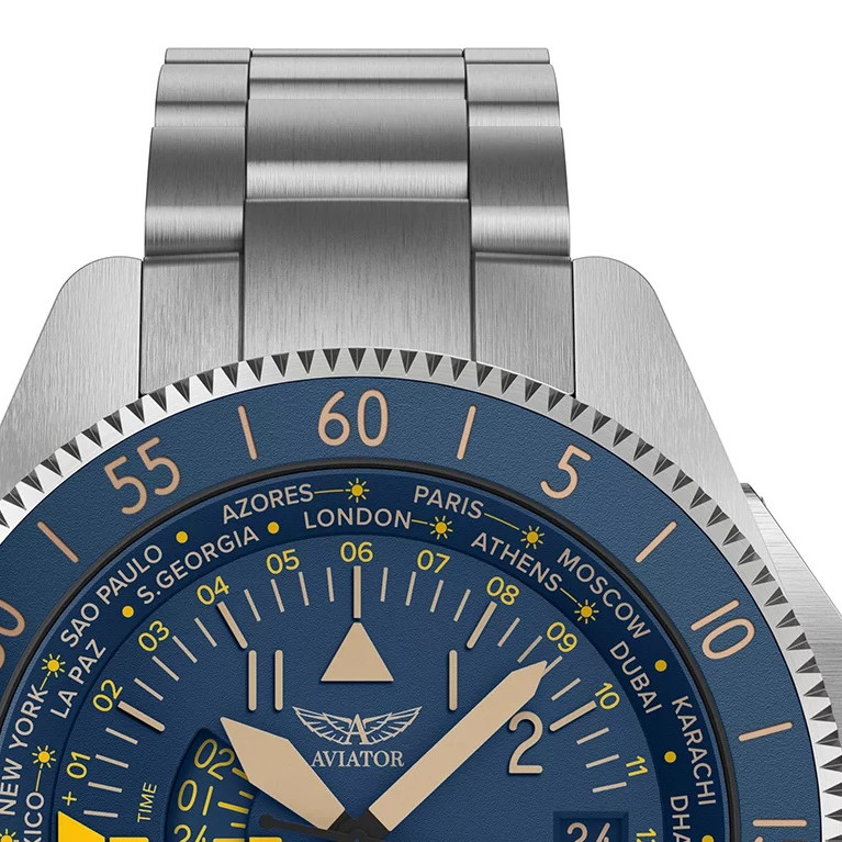 Aviator AIRACOBRA GMT V.1.37.0.304.5 - zegarek męski 3
