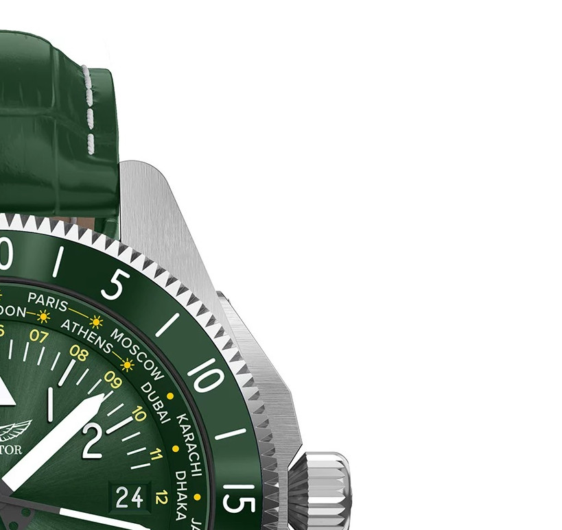 Aviator AIRACOBRA GMT V.1.37.0.309.4 - zegarek męski 5
