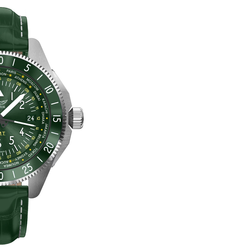 Aviator AIRACOBRA GMT V.1.37.0.309.4 - zegarek męski 6