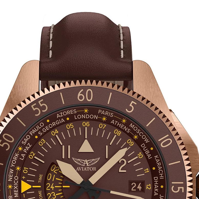 Aviator AIRACOBRA GMT V.1.37.8.306.4 - zegarek męski 3