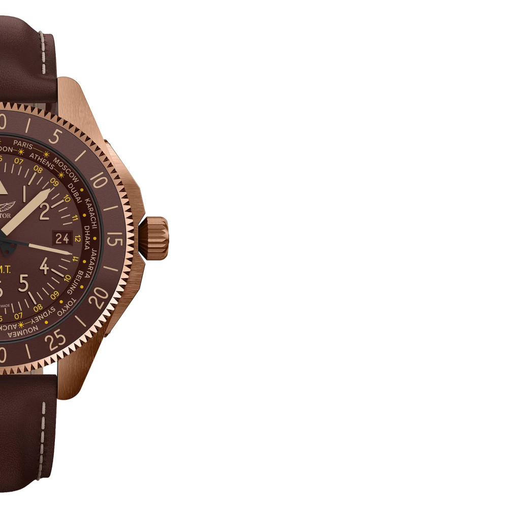 Aviator AIRACOBRA GMT V.1.37.8.306.4 - zegarek męski 6